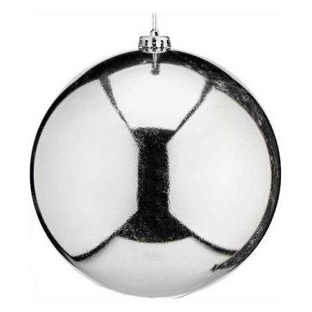 Christmas Bauble Silver Plastic 20 x 21 x 20 cm (12 Units)