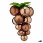 Christmas Bauble Grapes Small Brown Plastic 14 x 14 x 25 cm (18 Units)