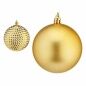 Set of Christmas balls Golden Plastic 8 x 9 x 8 cm (8 Units)