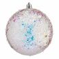 Set of Christmas balls Silver 10 cm (12 Units)