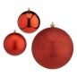 Set of Christmas balls Red Plastic Ø 12 cm (6 Units)