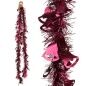 Ghirlanda di Natale Tinsel Cappe Fucsia Plastica 12 x 12 x 200 cm (36 Unità)