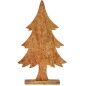 Decorative Figure Christmas Tree Golden Wood 5,1 x 49,5 x 25,5 cm (6 Units)