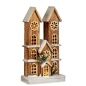 Decorative Figure Light House White Brown Wood 25 x 46 x 9 cm (6 Units)