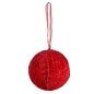 Set di palline di Natale Poliestere Rosso 8 x 8 x 8 cm (6 Unità)