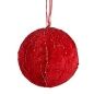 Set di palline di Natale Poliestere Rosso 8 x 8 x 8 cm (6 Unità)