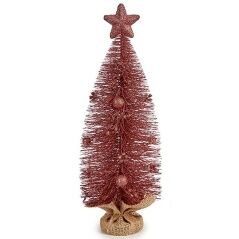 Albero di Natale Rosa 13 x 41 x 13 cm (12 Unità)