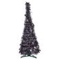 Christmas Tree Anthracite Tinsel 38 x 38 x 105 cm (6 Units)