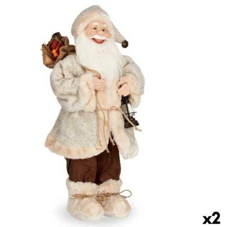 Father Christmas White Brown Plastic 22 x 62 x 28 cm (2 Units)