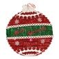 Christmas bauble Pendant Christmas Bauble Tinsel LED Light White Red polypropylene PET 40 x 5,5 x 40 cm (12 Units)