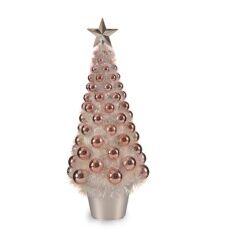 Decorative Figure Christmas Tree Pink polypropylene PET 21,5 x 51 x 21,5 cm (12 Units)