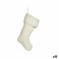 Christmas bauble Christmas Stocking White 25 x 3 x 44 cm (12 Units)