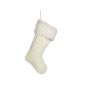 Christmas bauble Christmas Stocking White 25 x 3 x 44 cm (12 Units)