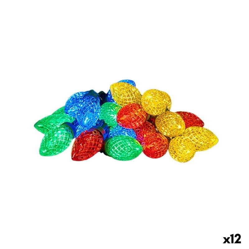 Wreath of LED Lights Multicolour 500 x 5 x 2 cm (12 Units)