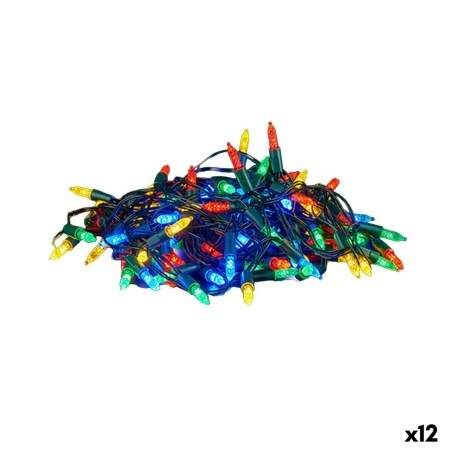 Wreath of LED Lights Multicolour 450 x 9 x 2 cm (12 Units)