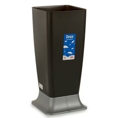 Umbrella stand Stefanplast Zeus Anthracite Plastic 25 x 55 x 25 cm (6 Units)