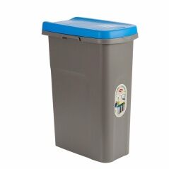 Cestino Stefanplast Azzurro Grigio Plastica 25 L (6 Unità)