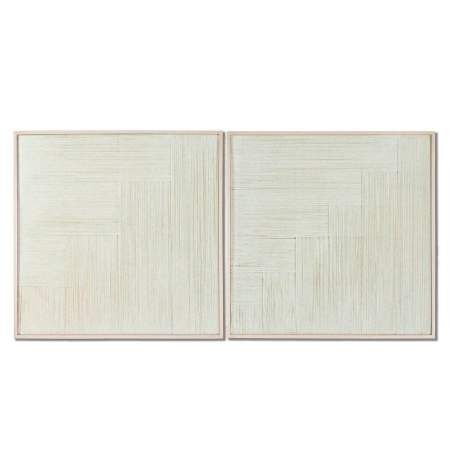 Canvas Home ESPRIT Modern 80 x 3 x 80 cm (2 Units)