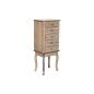 Jewellery Stand Home ESPRIT Natural Mirror MDF Wood 37 x 28 x 91,5 cm