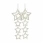 Christmas Decorations Set Stars Mother of pearl 19 x 0,2 x 23 cm (24 Units)