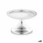 Candle Holder Silver Aluminium 10 x 6 x 10 cm (12 Units)