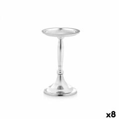 Candelabro Argentato Alluminio 10 x 17 x 8,5 cm (8 Unità)