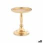 Candle Holder Golden Aluminium 10 x 12 x 10 cm (8 Units)