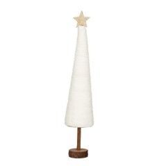 Albero di Natale Bianco Dorato 8,5 x 43 x 8,5 cm (12 Unità)