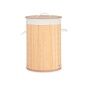 Laundry basket Natural Metal Bamboo MDF Wood 48 L 37 x 50 x 37 cm (4 Units)