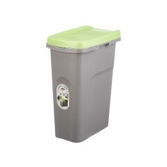 Cestino Stefanplast Verde Grigio Plastica 25 L (6 Unità)