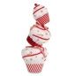 Decorative Figure Tower Cake White Red polystyrene 20 x 50 x 20 cm (2 Units)