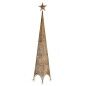 Christmas Tree Star Tower Golden Metal Plastic 34 x 154 x 34 cm (6 Units)