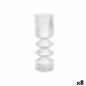 Vaso Righe Trasparente Cristallo 8 x 23 x 8 cm (8 Unità)