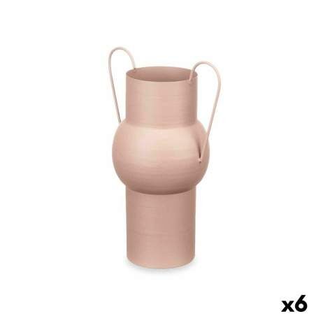 Vase Sand Steel 22 x 32 x 14 cm (6 Units)