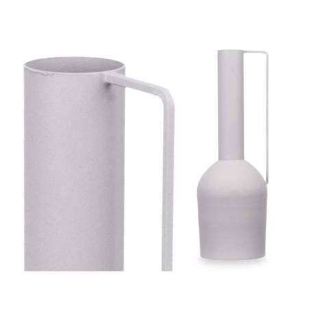 Vaso Alto Grigio Acciaio 13 x 39 x 13 cm (6 Unità)