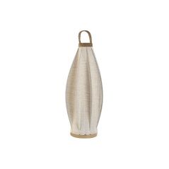 Lampada da tavolo Home ESPRIT Marrone Lino Metallo Corda 25 x 25 x 60 cm