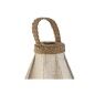 Lampada da tavolo Home ESPRIT Marrone Lino Metallo Corda 25 x 25 x 60 cm