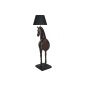 Floor Lamp Home ESPRIT Black Dark brown Resin 50 W 220 V 47 x 40 x 153 cm