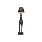 Floor Lamp Home ESPRIT Black Dark brown Resin 50 W 220 V 47 x 40 x 153 cm