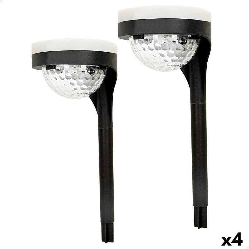 Set of solar garden lights Aktive 2 Pieces polypropylene 11 x 49 x 12 cm (4 Units)