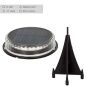 Set of solar garden lights Aktive 2 Pieces Plastic 12 x 13,5 x 12 cm (6 Units)