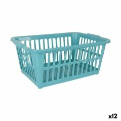 Cesto per i Panni Sporchi Tontarelli Classic Azzurro 35 L 58 x 41 x 24 cm (12 Unità)