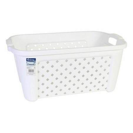 Cesto per i Panni Tontarelli 8065405/112 35 L Bianco Rettangolare 58 x 38 x 26 cm (6 Unità)