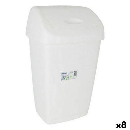 Waste bin Tontarelli Aurora White (8 Units)