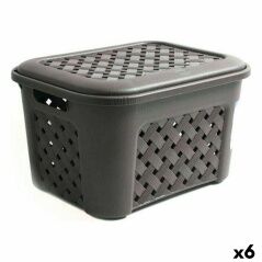 Laundry Basket Arianna Tontarelli 2112312 (43,5 x 33,5 x 26 cm) 23,6 L (6 Units)