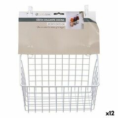 Multi-purpose basket Confortime Aluminium 7,5 x 12,5 x 24,5 cm (12 Units)