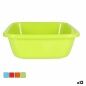 Washing-up Bowl Dem Colors 20 L 44 x 44 x 16,5 cm (12 Units)