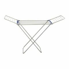 Folding clothes line Confortime Aluminium Silver Blue 175 x 55 x 110 cm (6 Units)