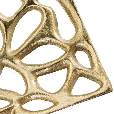 Candle Holder Alexandra House Living Golden Aluminium