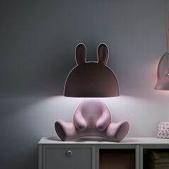 Desk lamp Alexandra House Living Pink Plastic 22 x 27 x 17 cm Rabbit